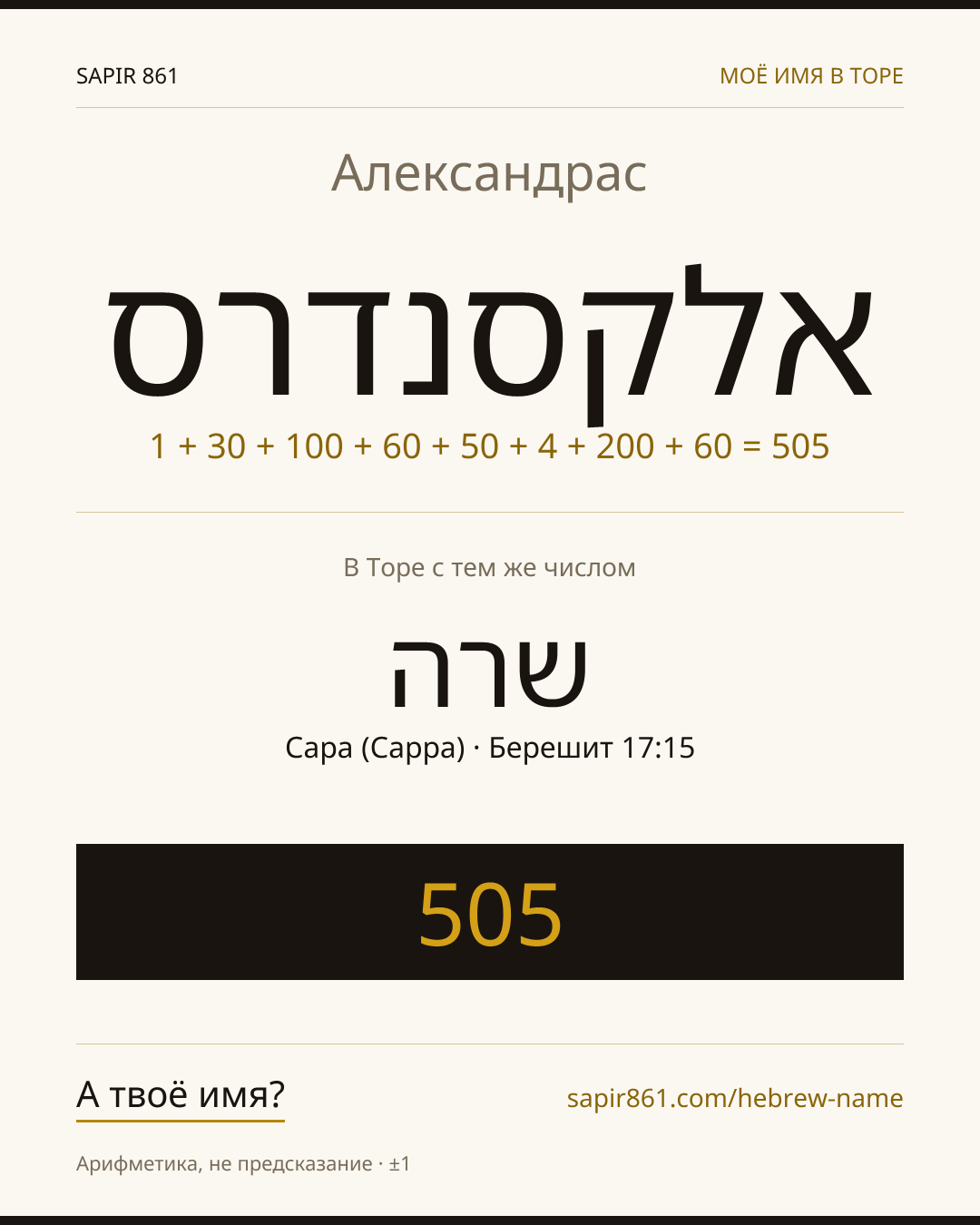 Александрас — אלקסנדרס