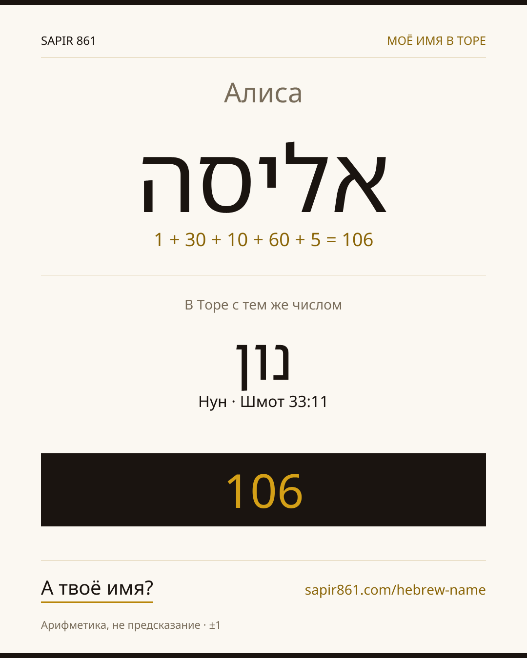 Алиса — אליסה