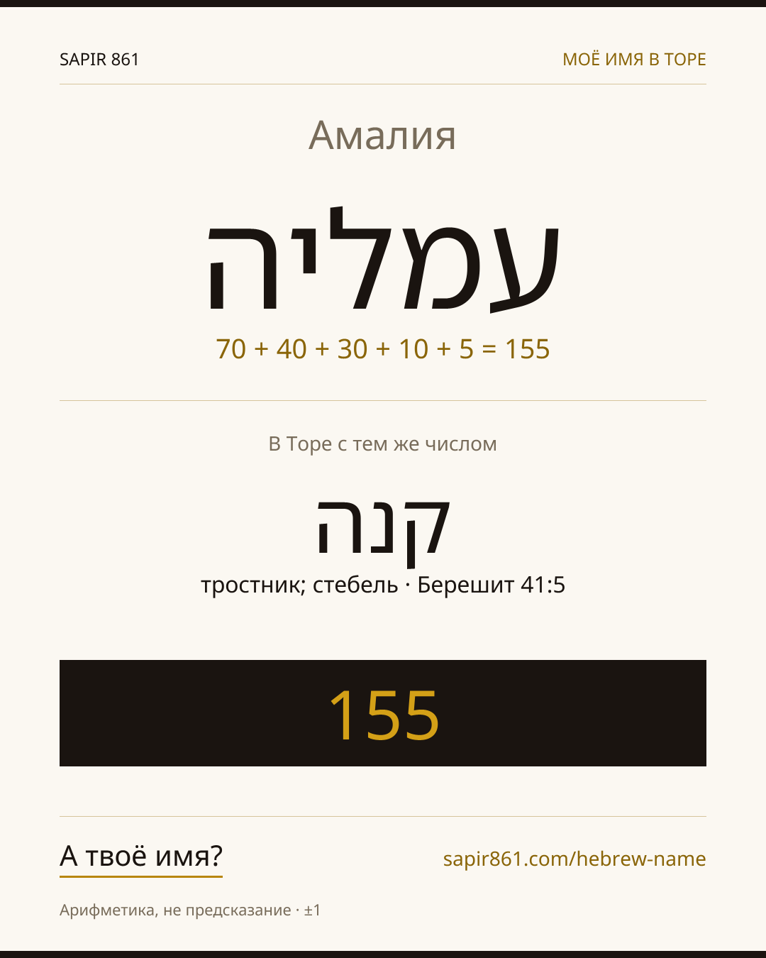 Амалия — עמליה