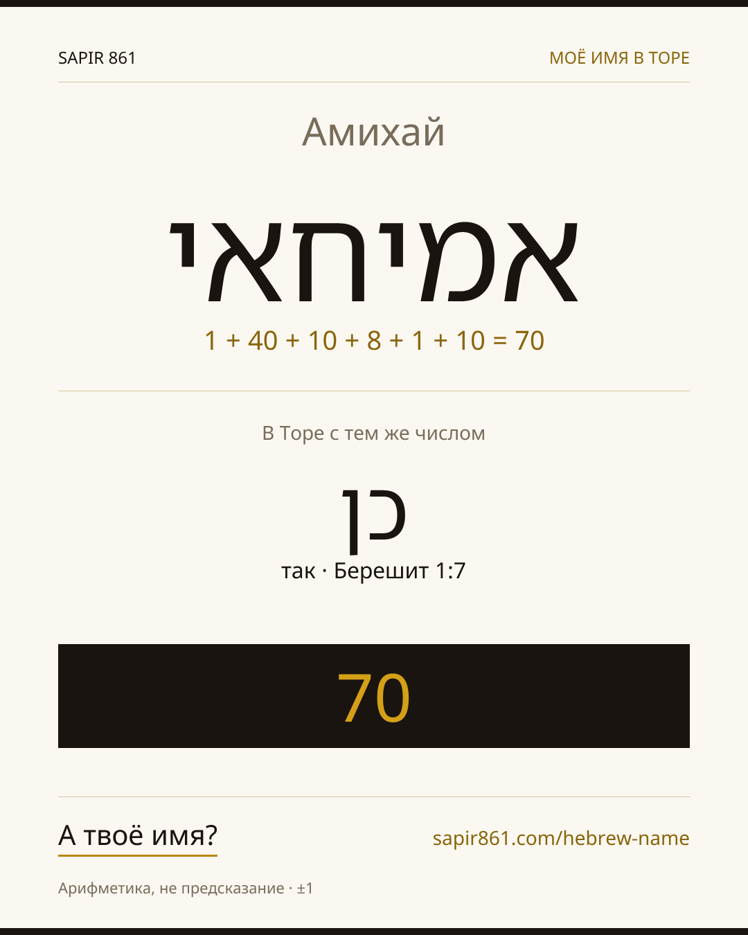 Амихай — עמיחי