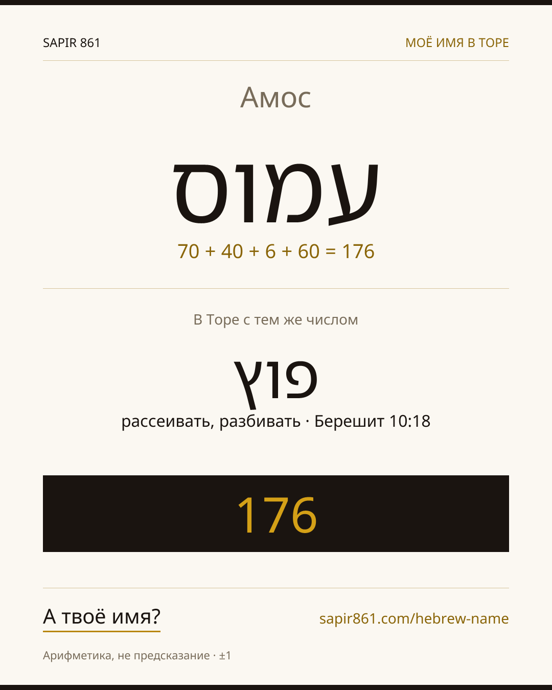 Амос — עמוס