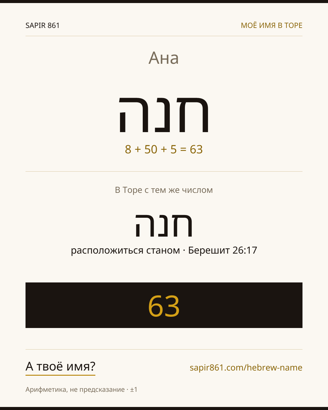 Ана — ענה