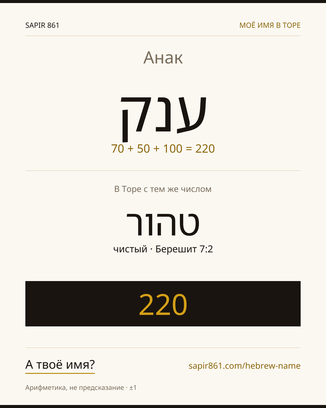 Анак — ענק