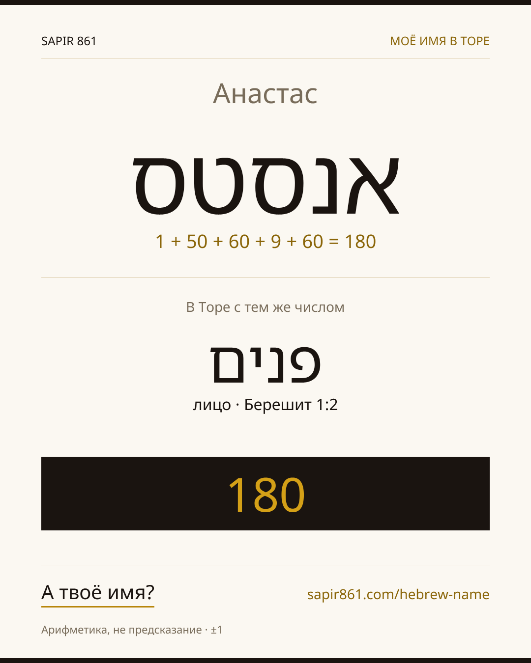 Анастас — אנסטס