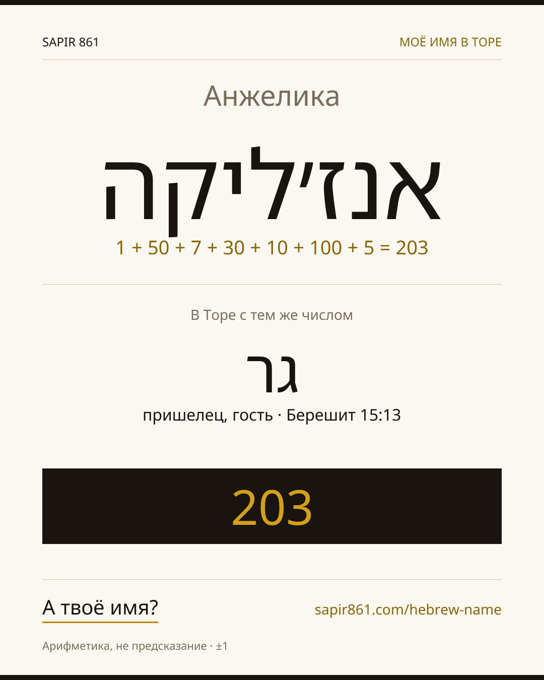 Анжелика — אנז׳ליקה