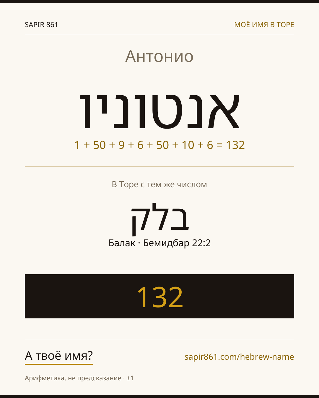 Антонио — אנטוניו