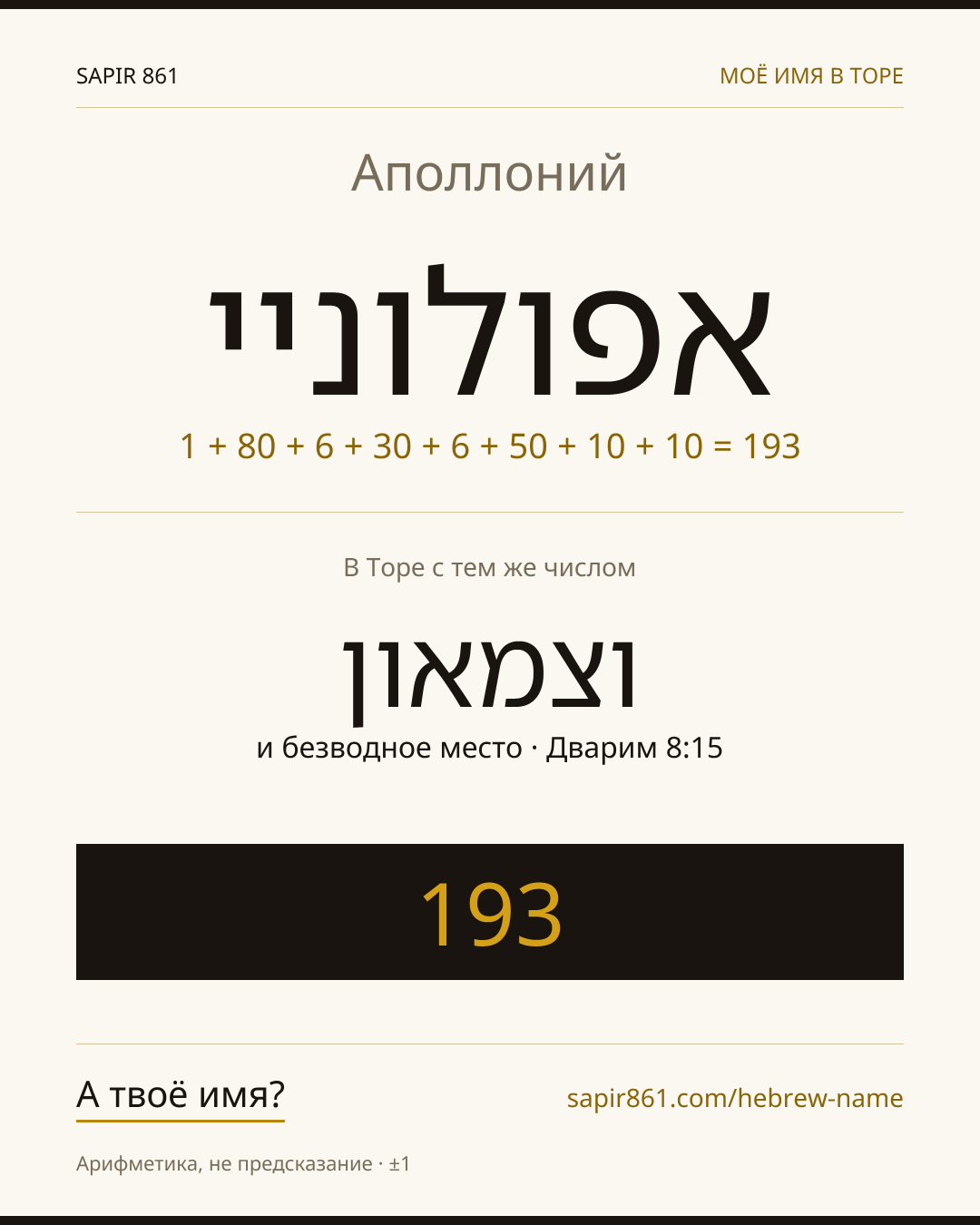 Аполлоний — אפולוניי