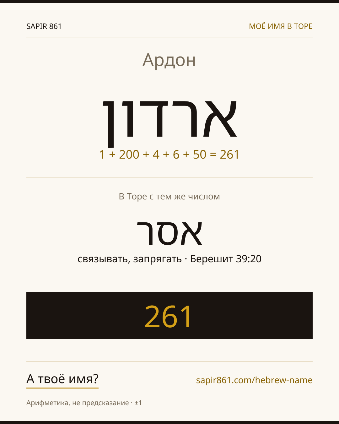Ардон — ארדון