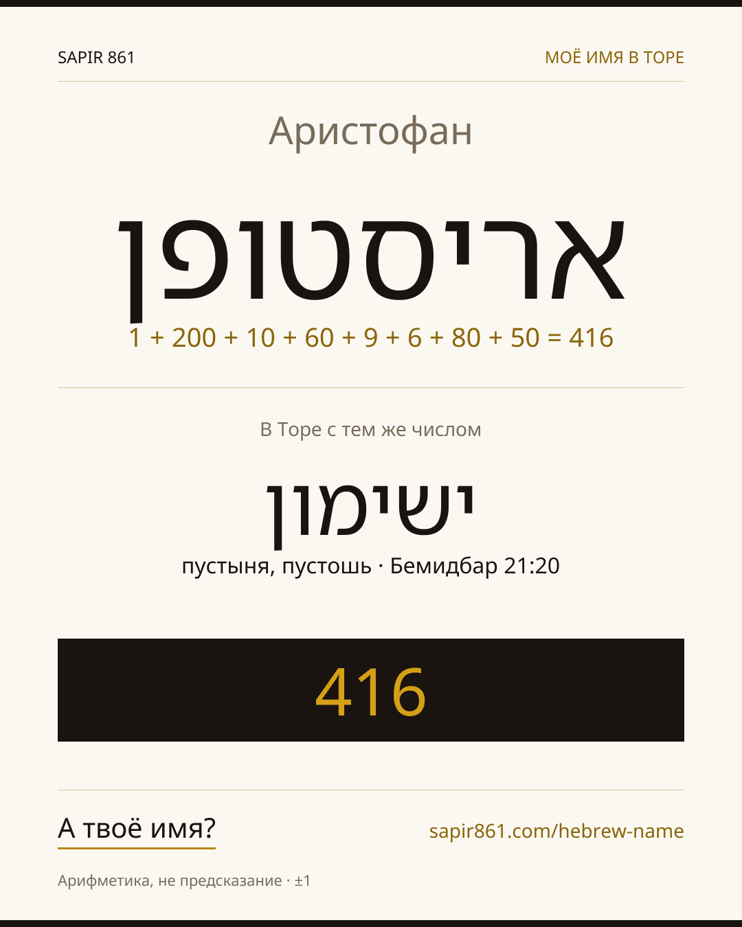 Аристофан — אריסטופן