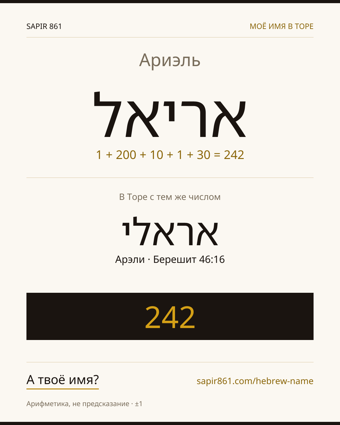 Ариэль — אריאל