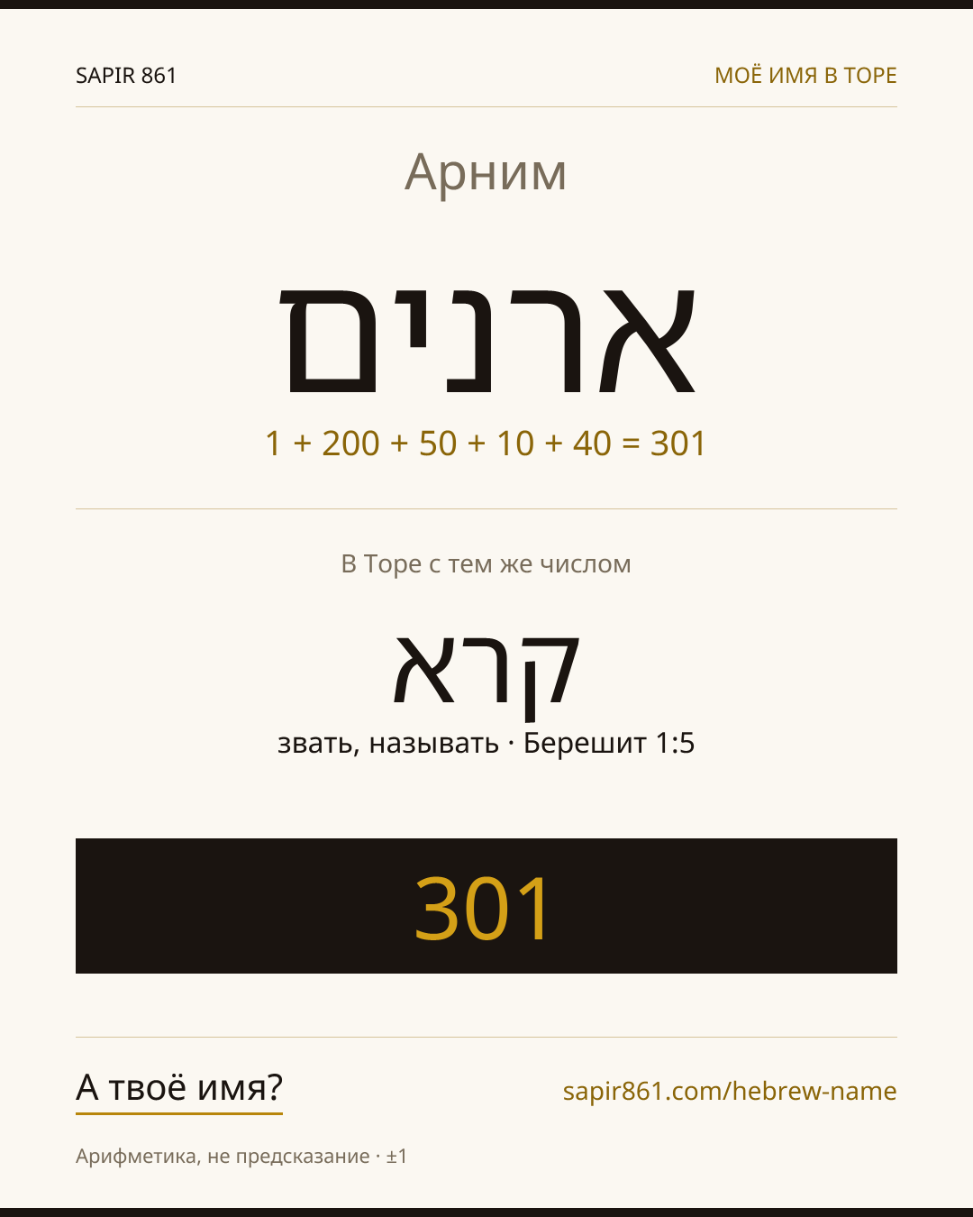 Арним — ארנים
