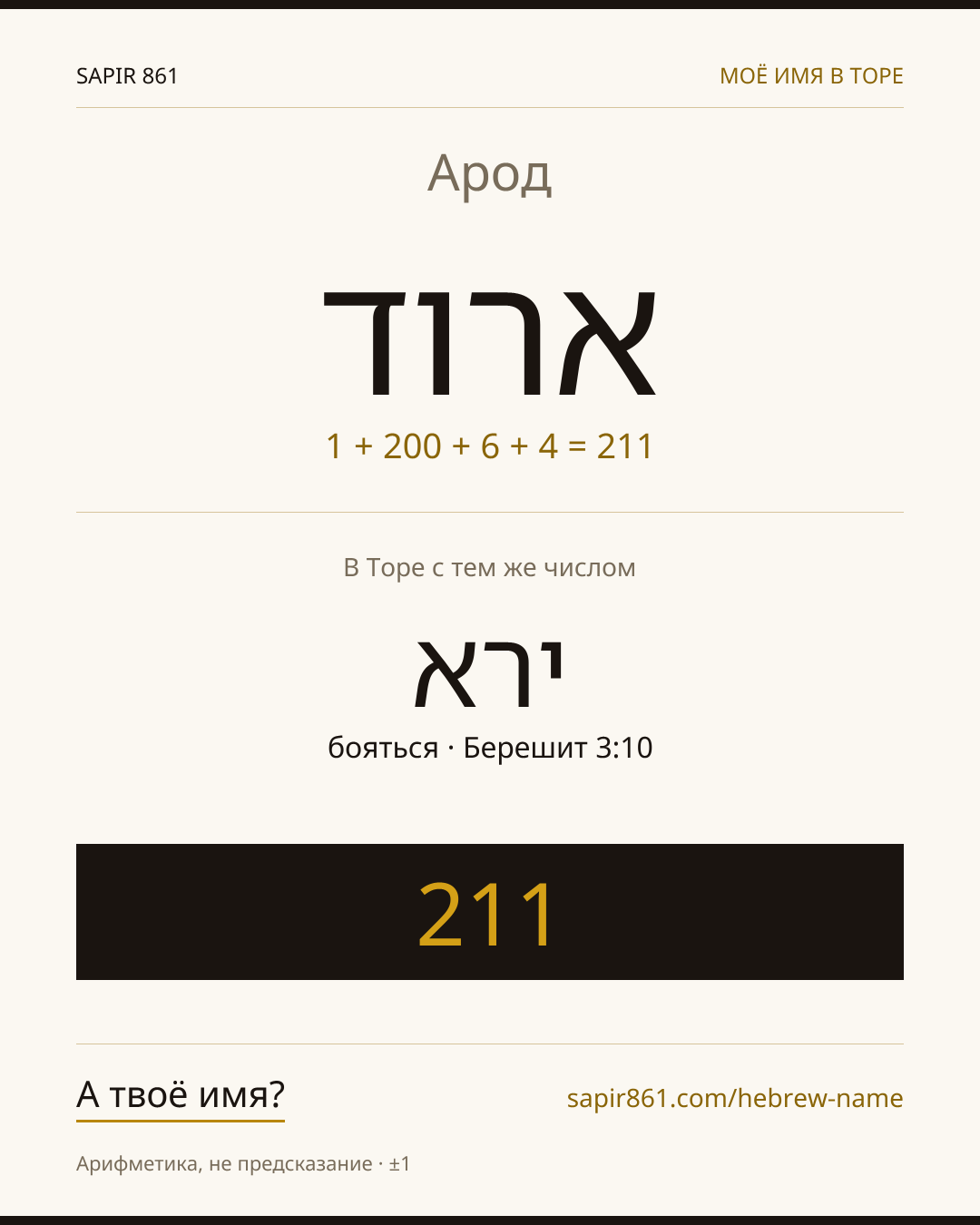 Арод — ארוד