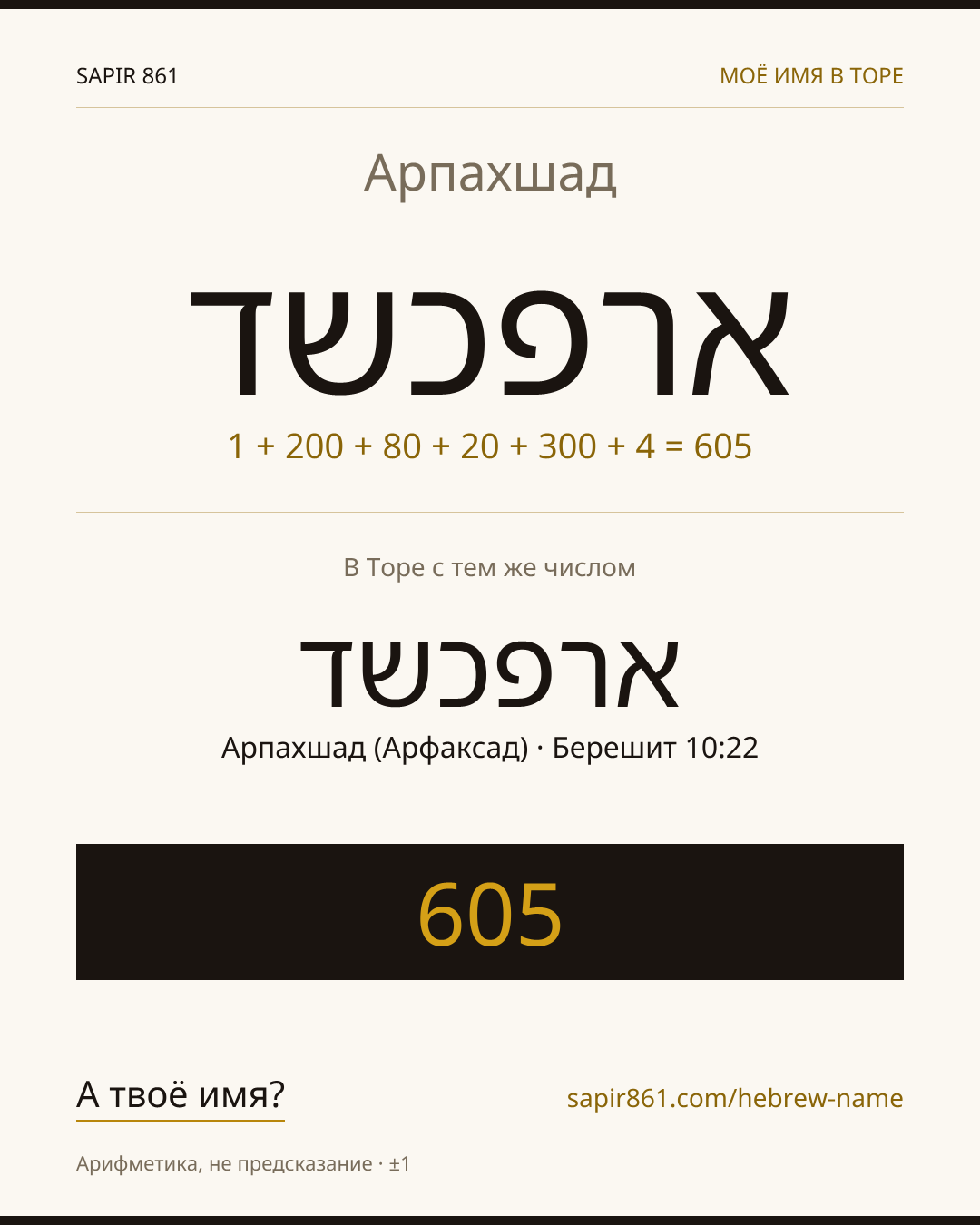 Арпахшад — ארפכשד