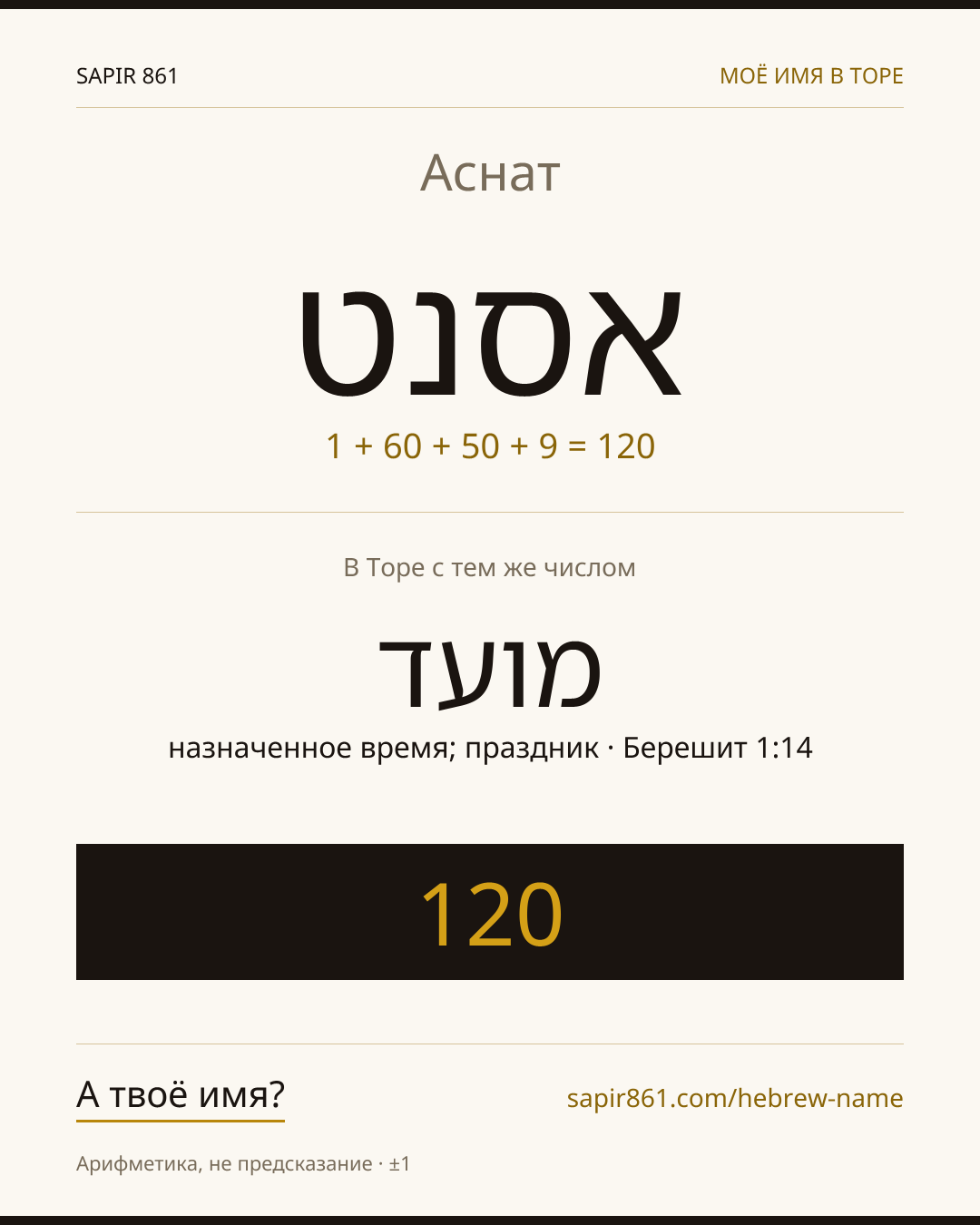 Аснат — אסנת