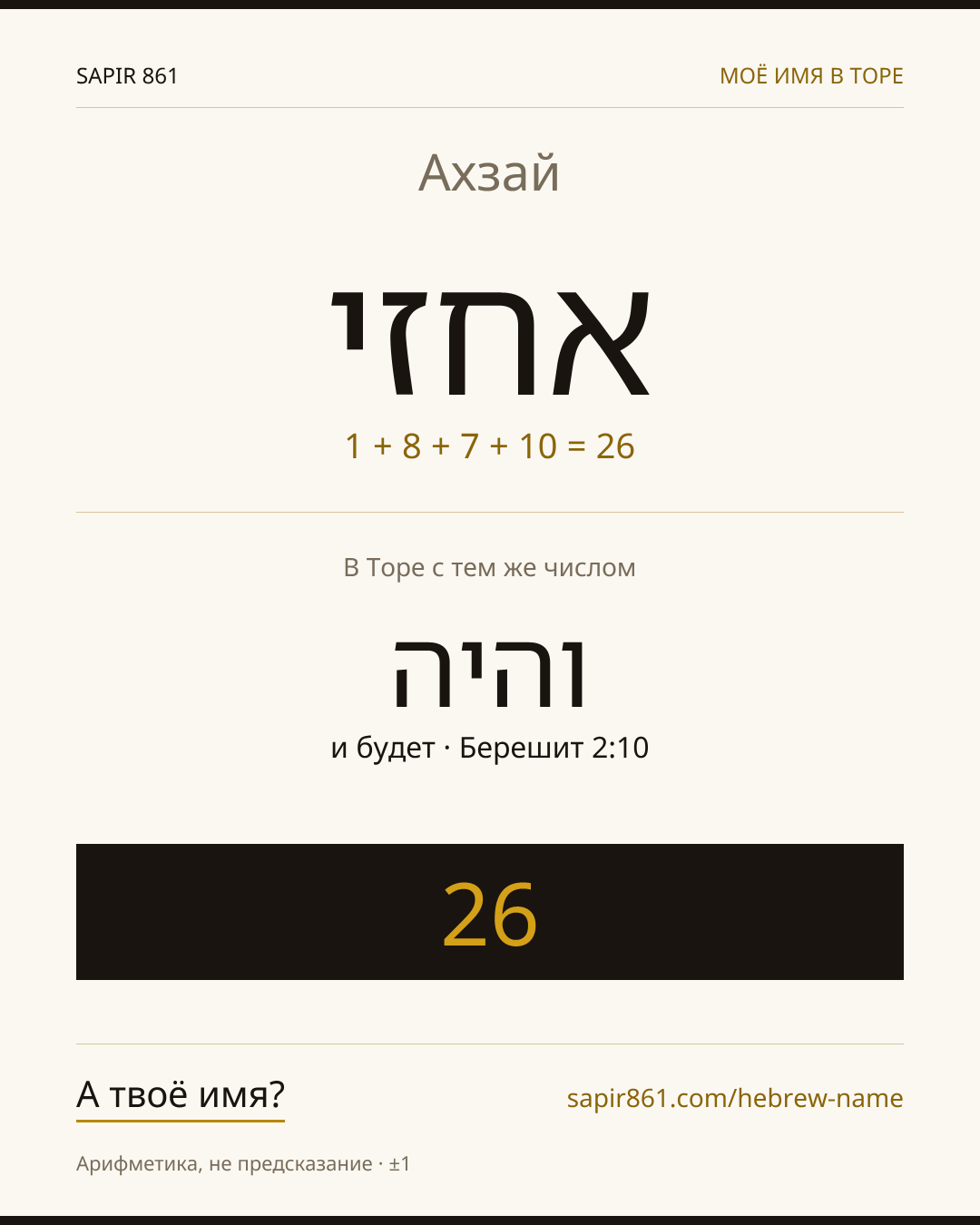 Ахзай — אחזי