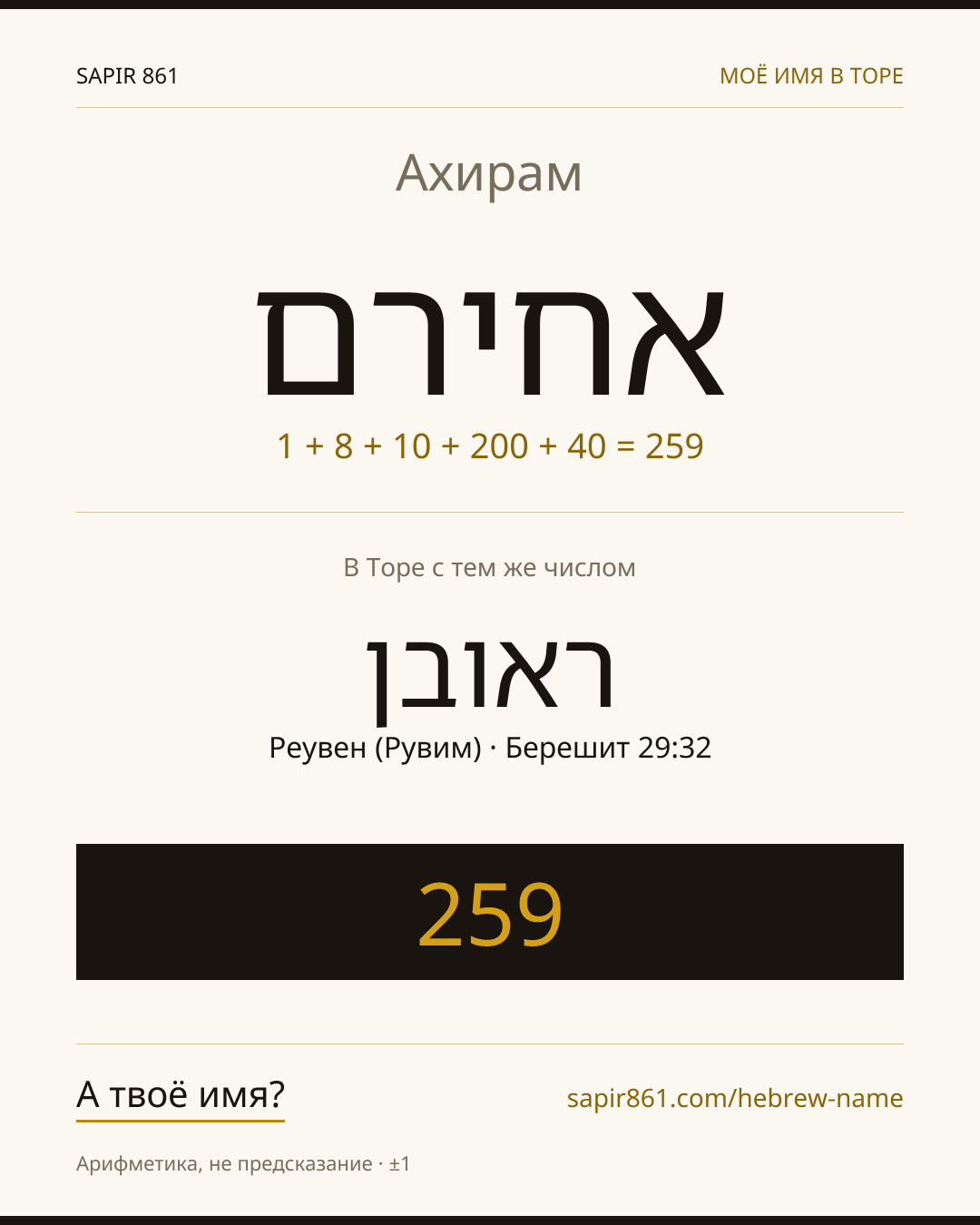 Ахирам — אחירם