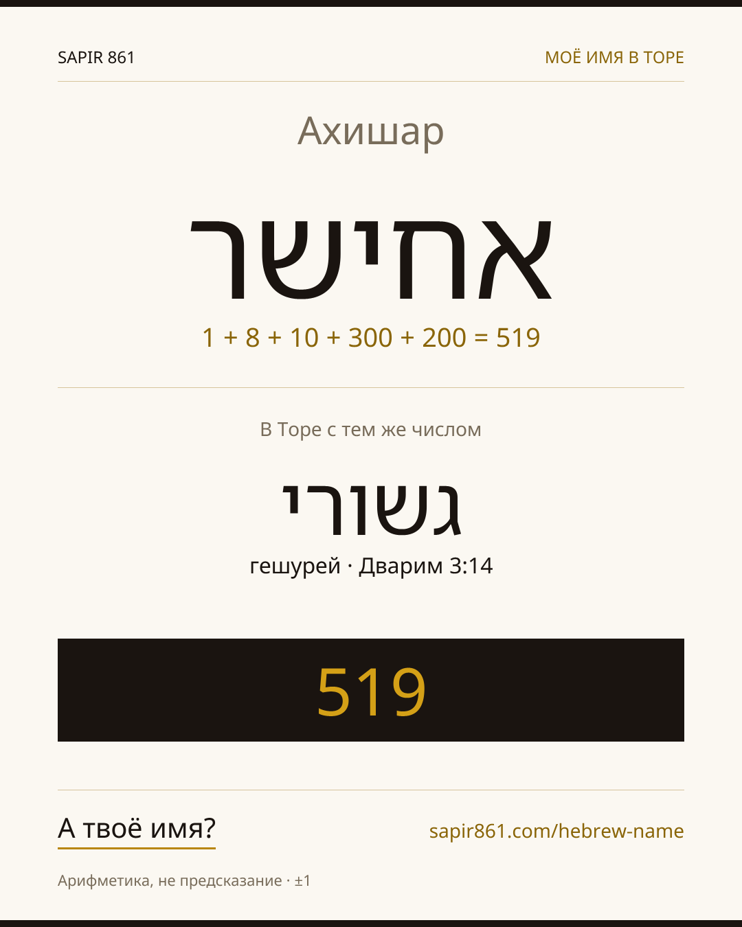 Ахишар — אחישר