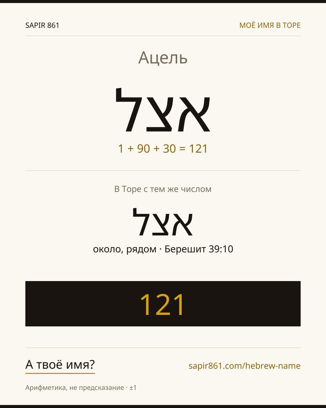 Ацель — אצל