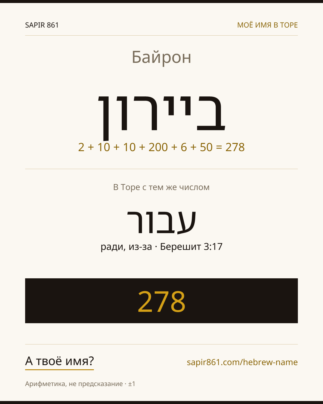 Байрон — ביירון