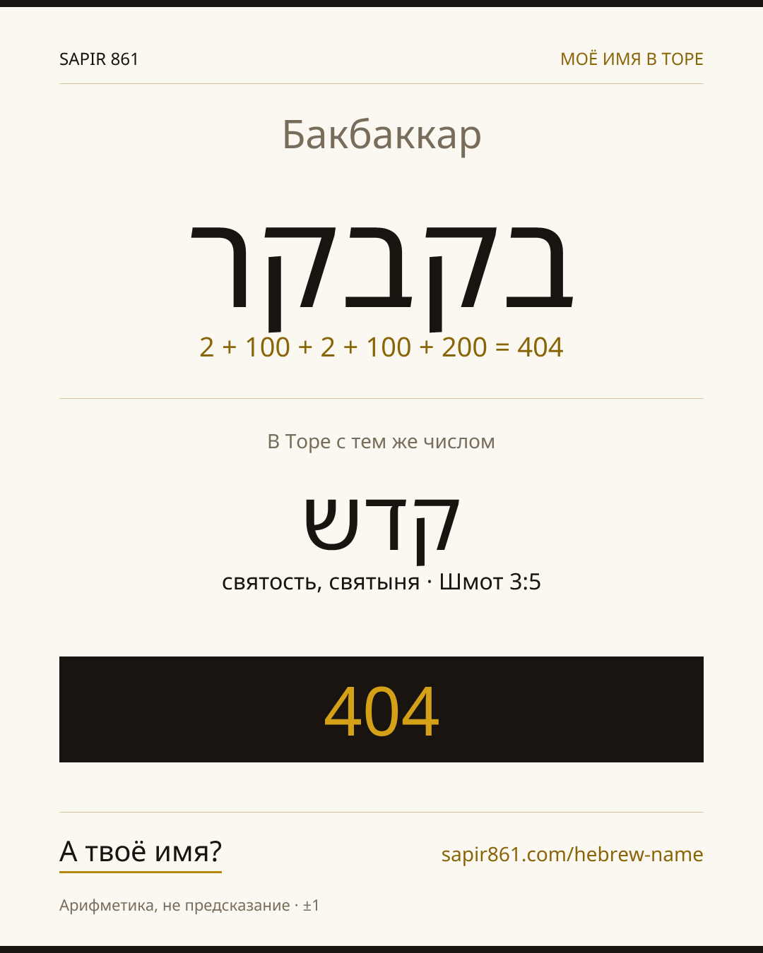 Бакбаккар — בקבקר