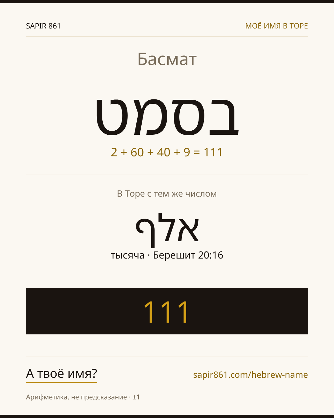 Басмат — בשמת