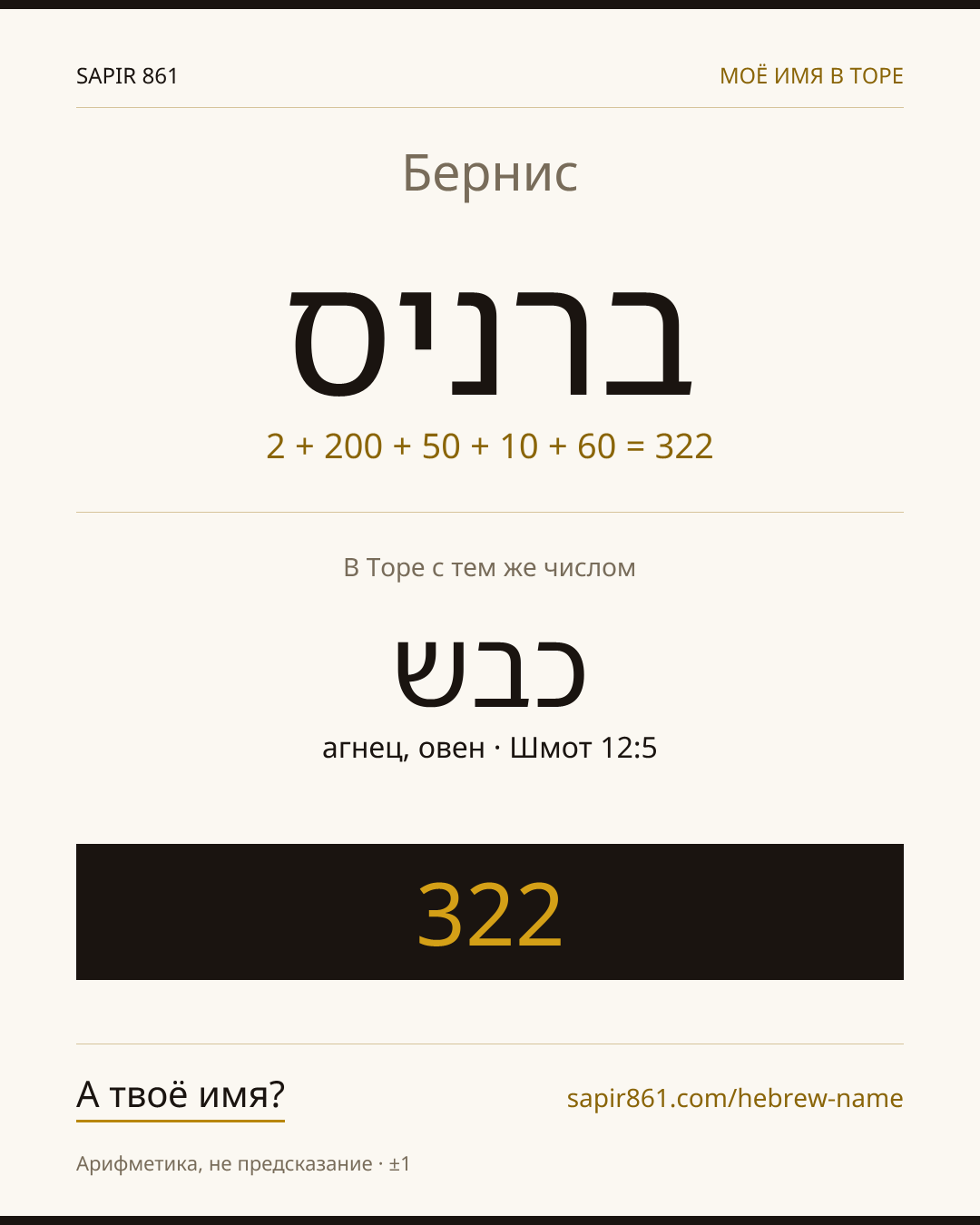 Бернис — ברניס