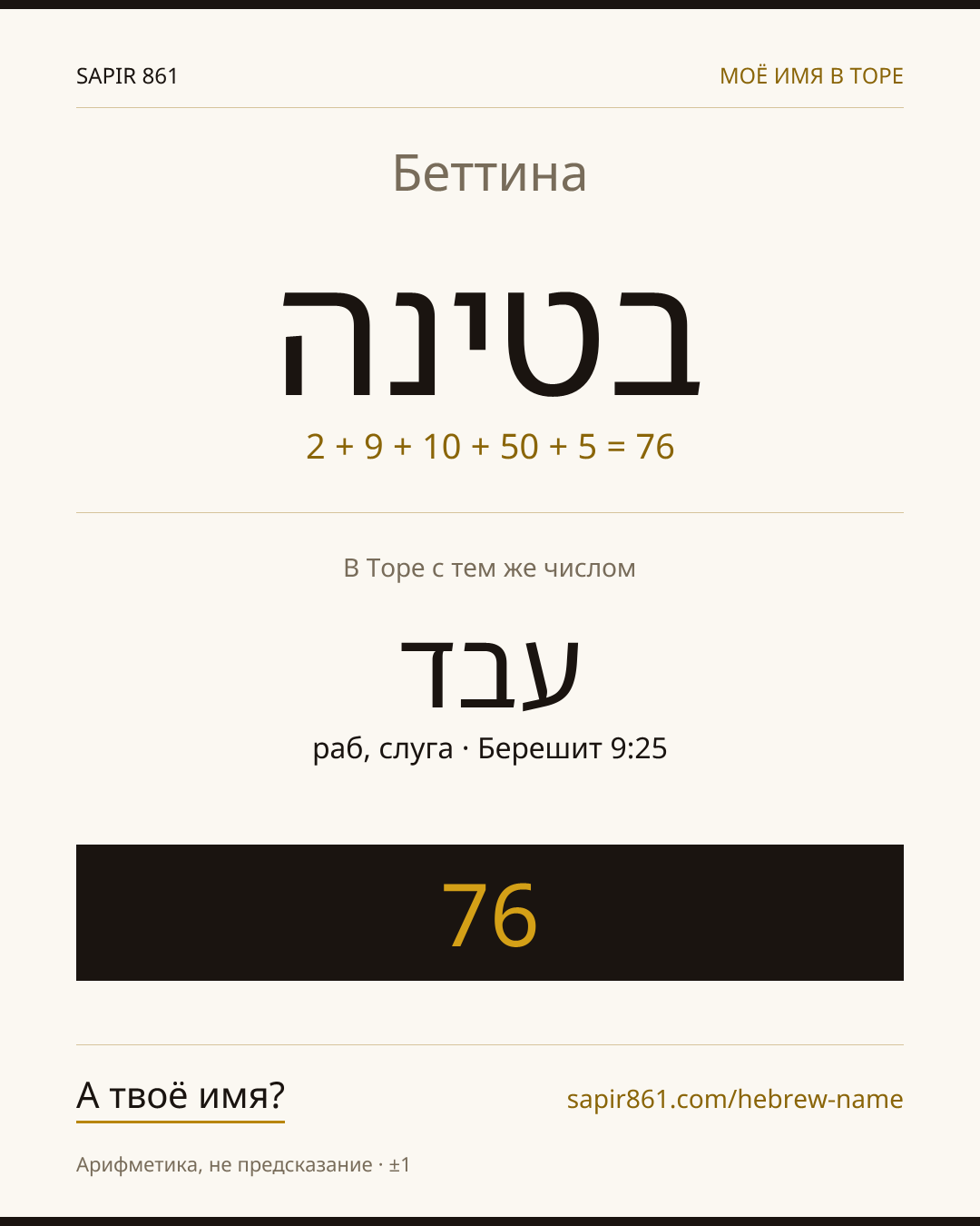 Беттина — בטינה