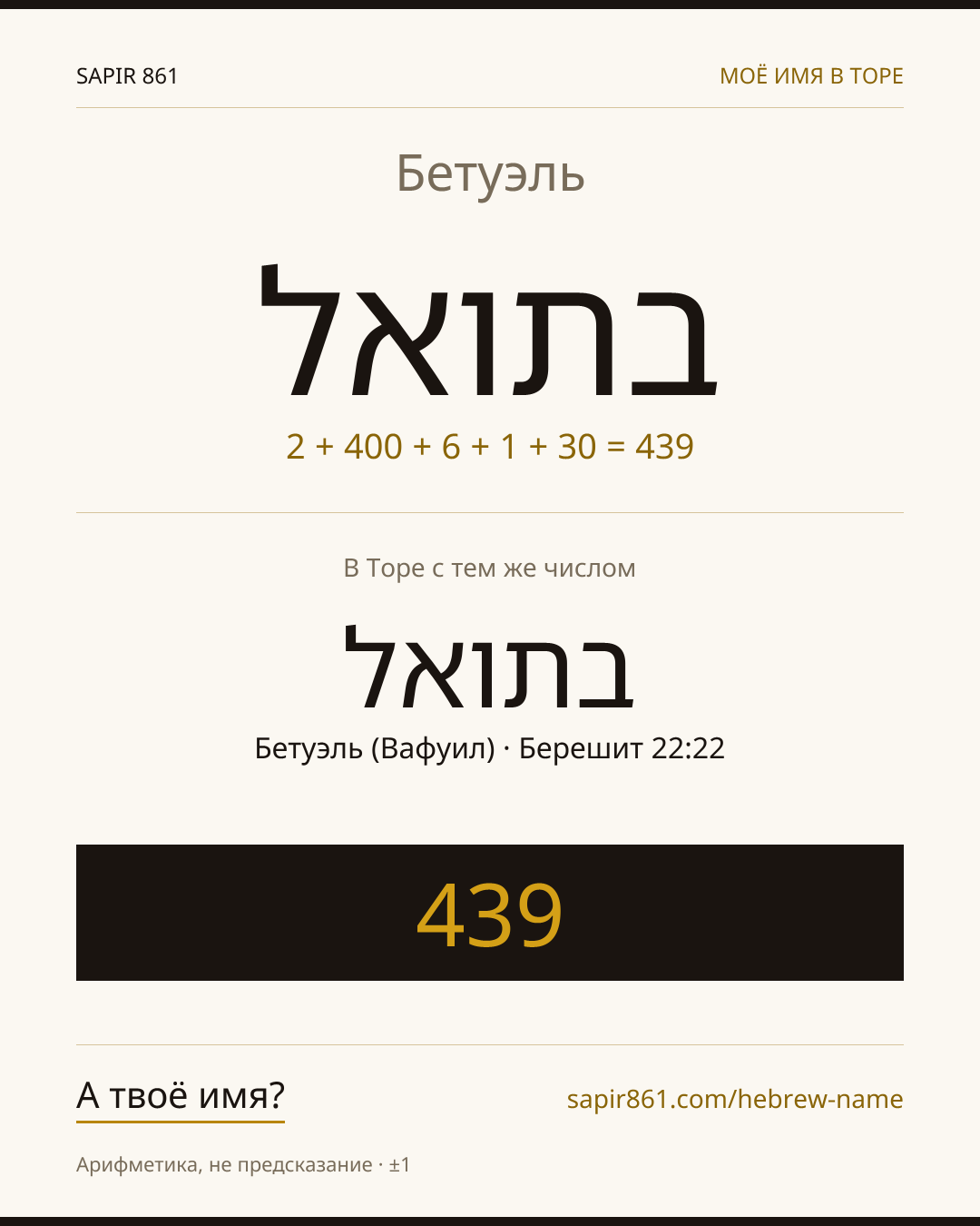 Бетуэль — בתואל