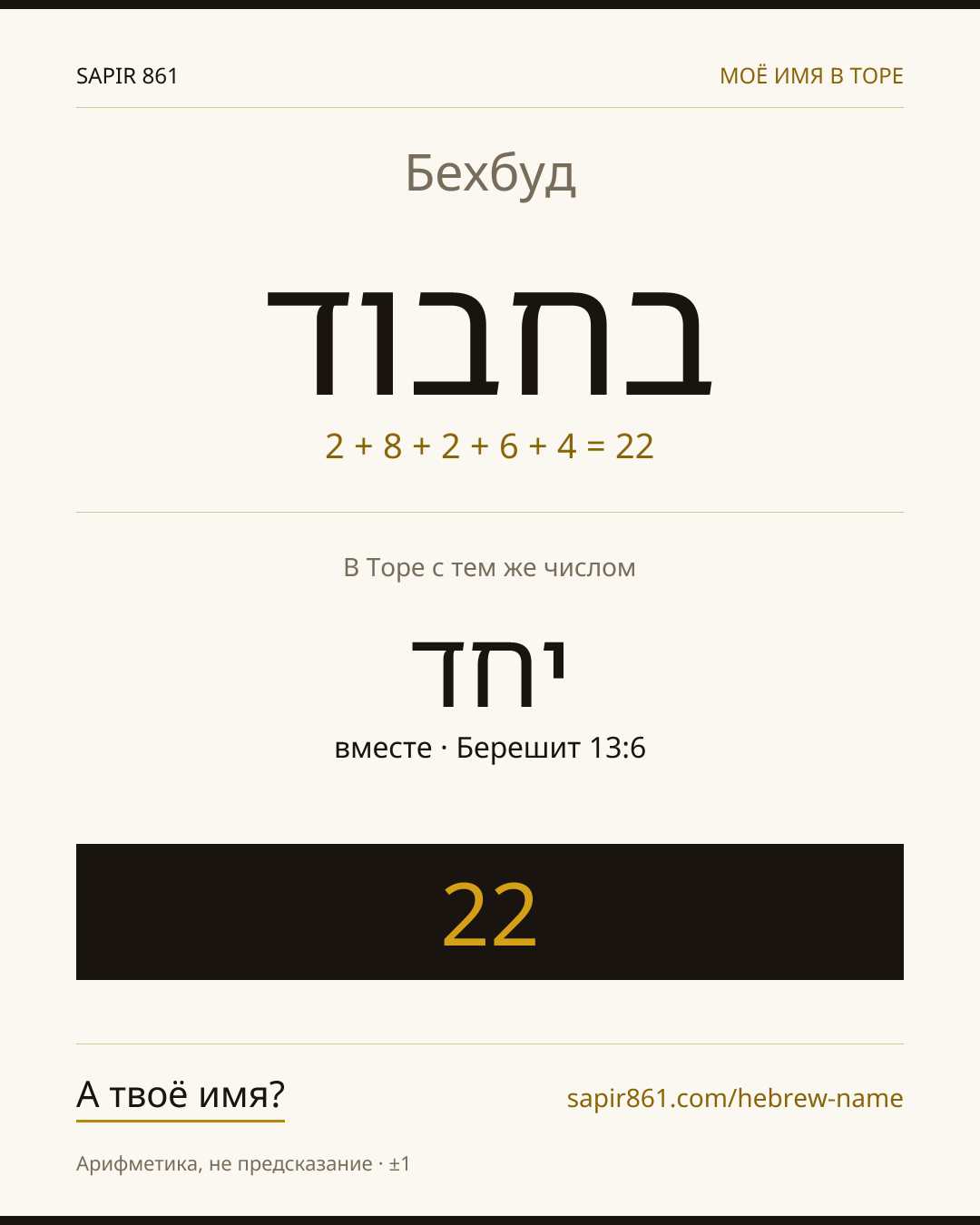 Бехбуд — בחבוד
