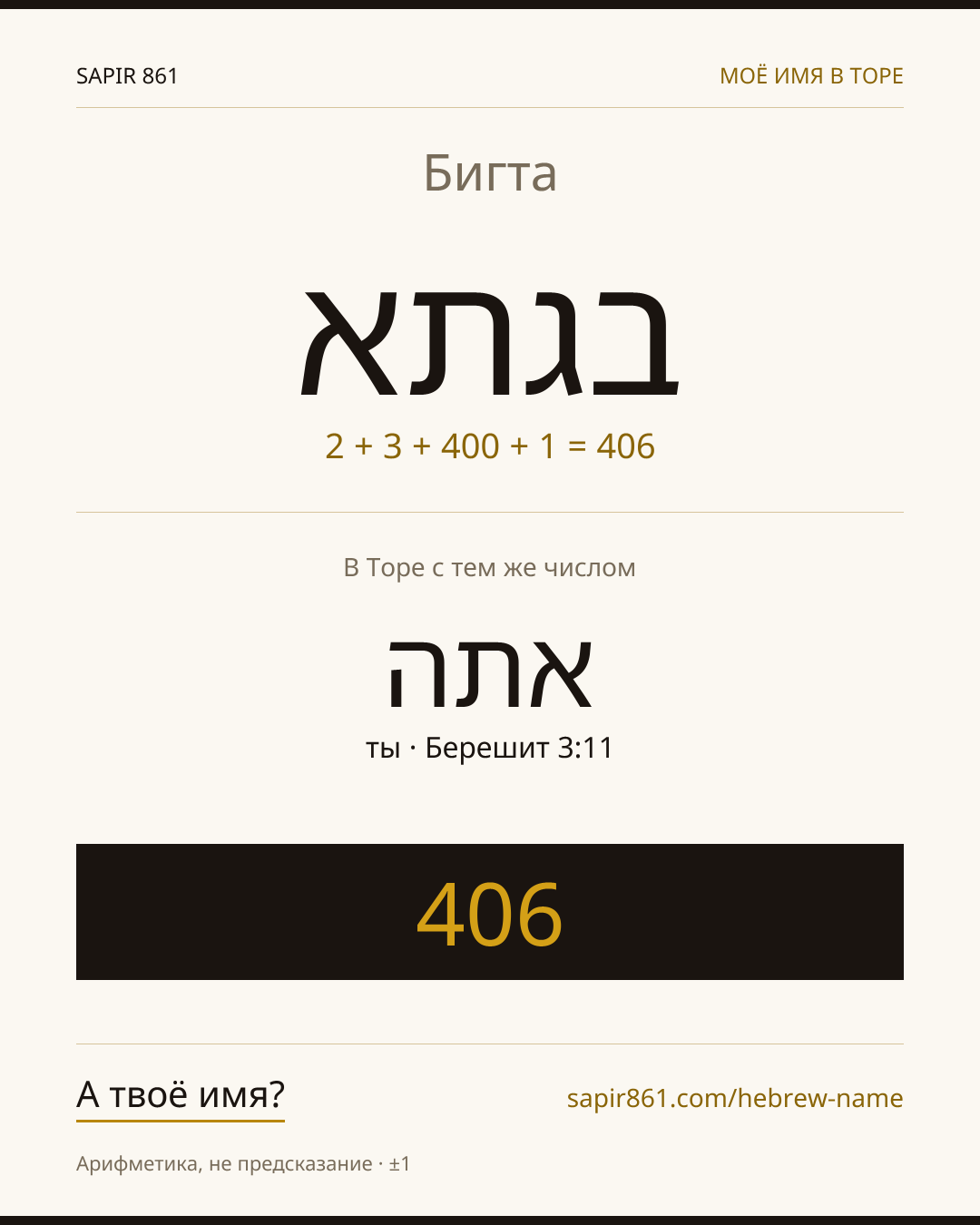 Бигта — בגתא