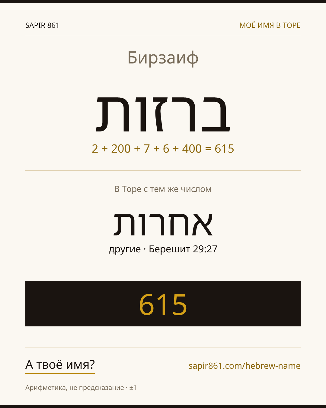 Бирзаиф — ברזות