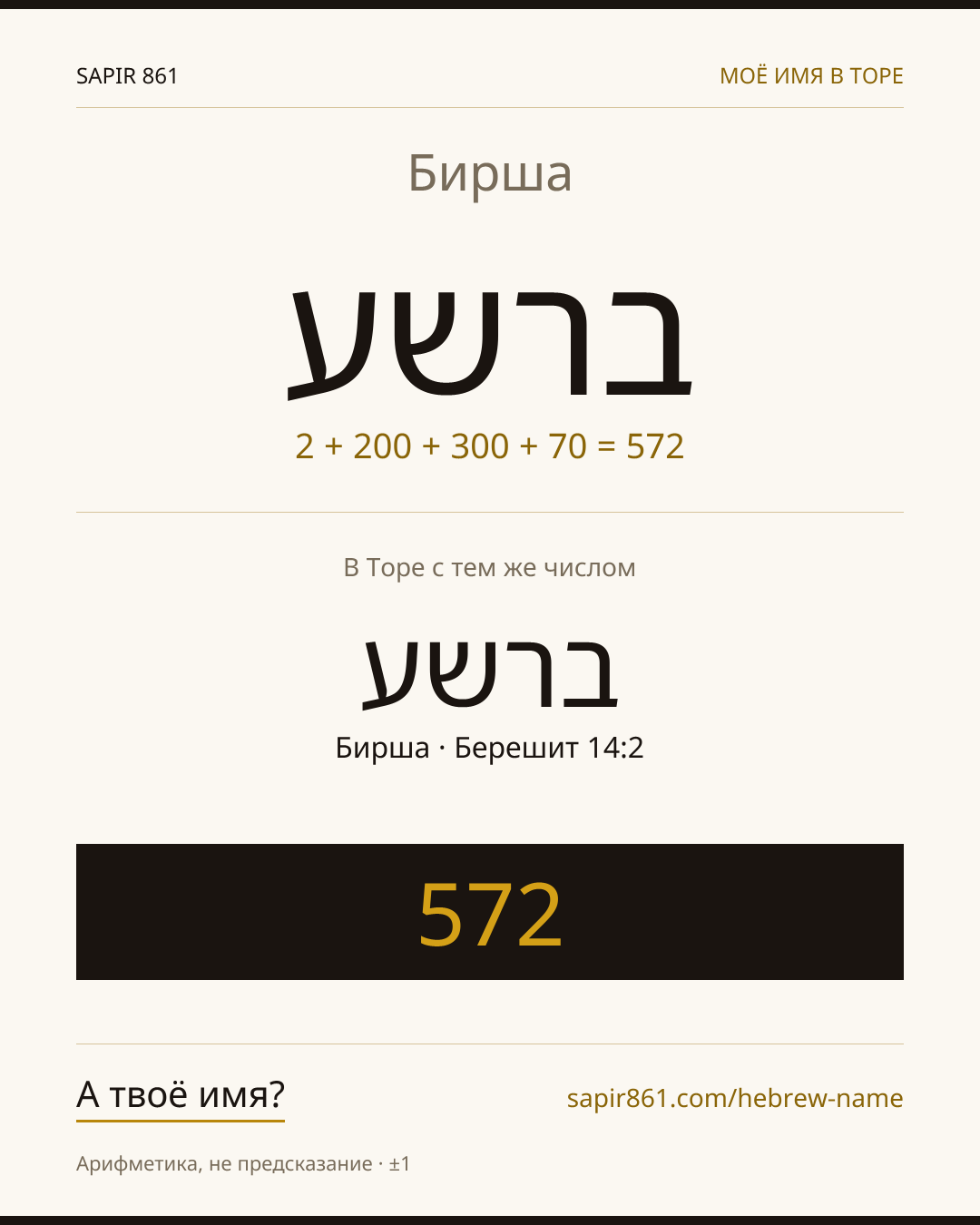 Бирша — ברשע