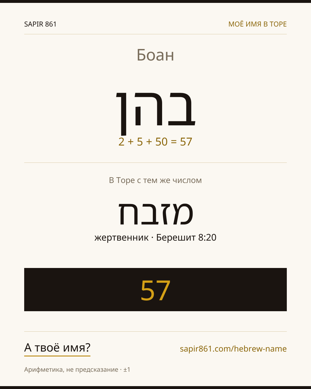 Боан — בהן