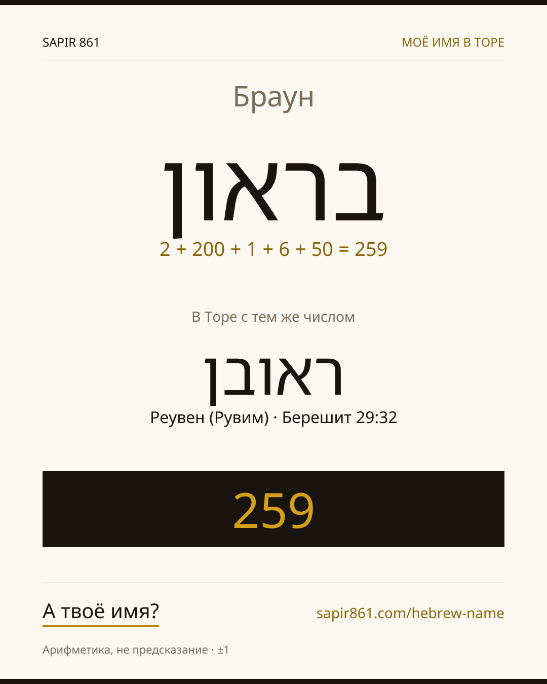 Браун — בראון