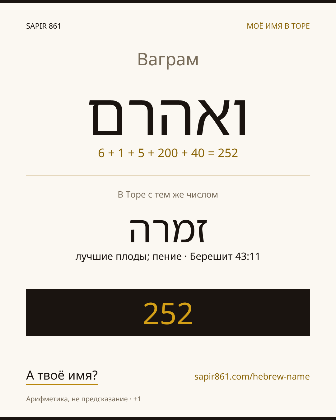 Ваграм — ואהרם