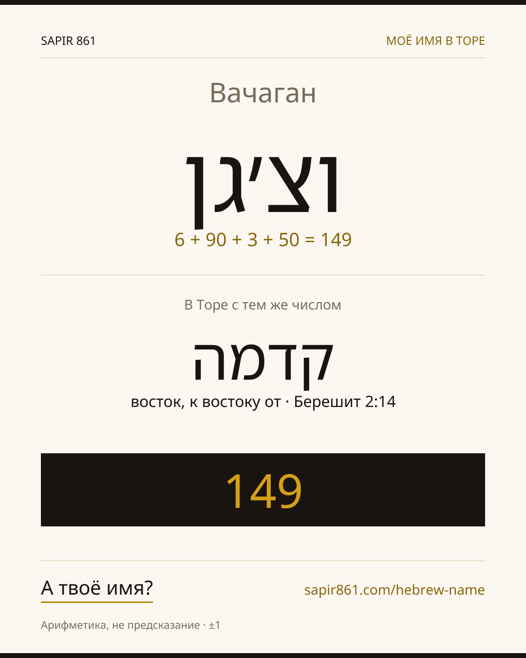 Вачаган — וצ׳גן