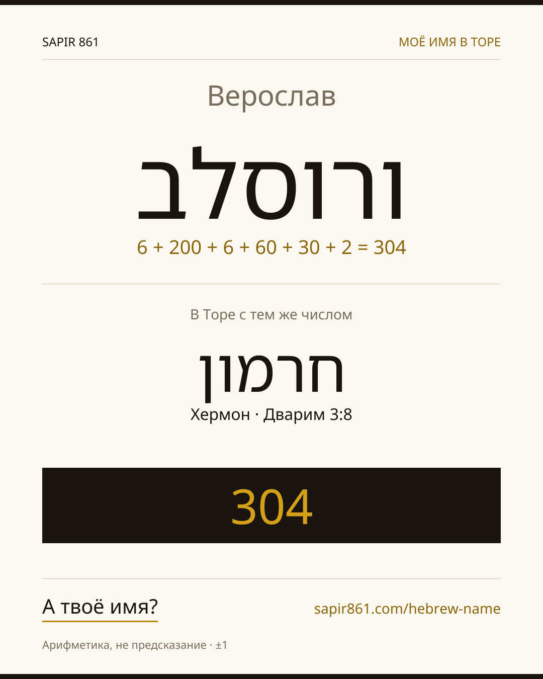 Верослав — ורוסלב