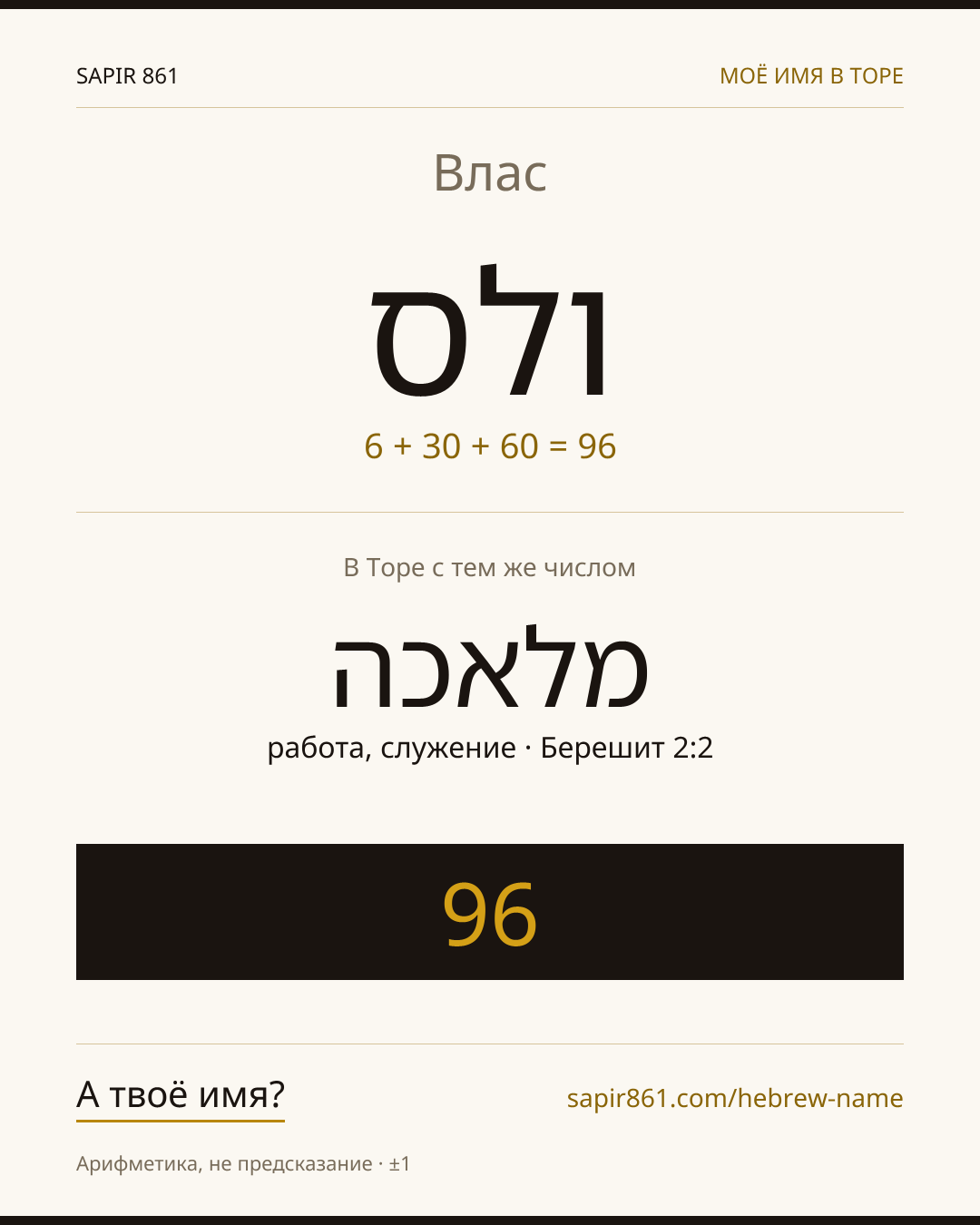 Влас — ולס