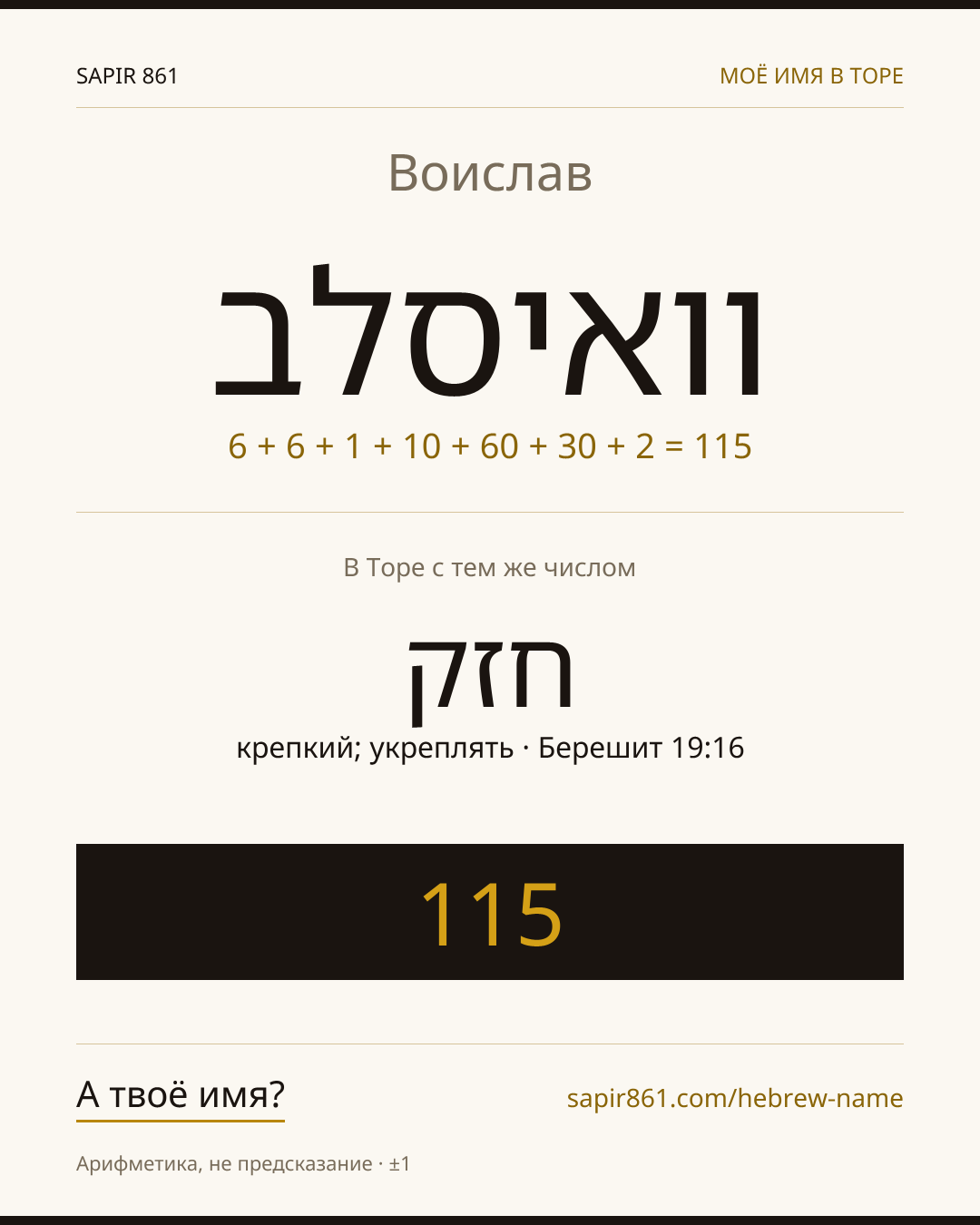Воислав — וואיסלב