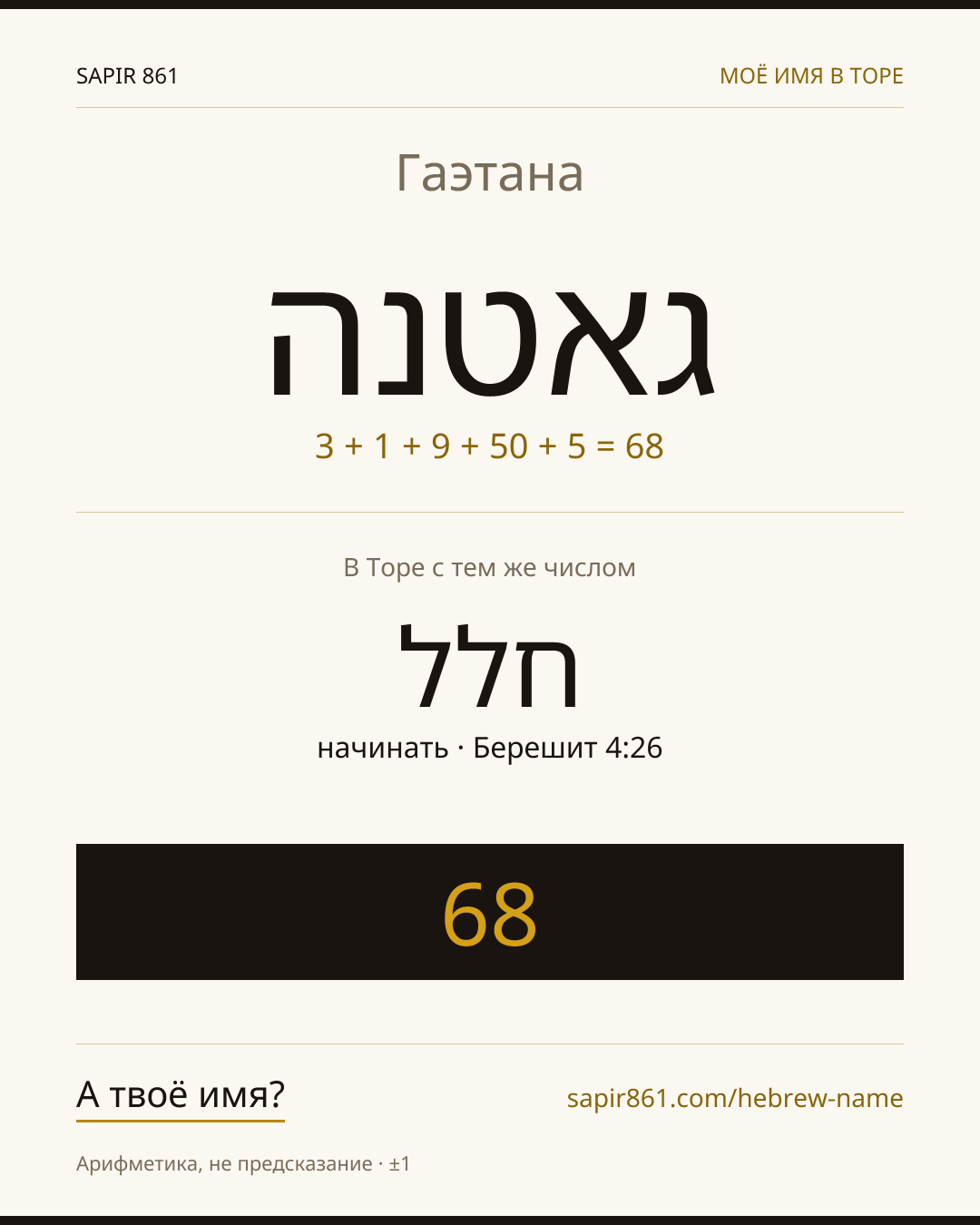 Гаэтана — גאטנה