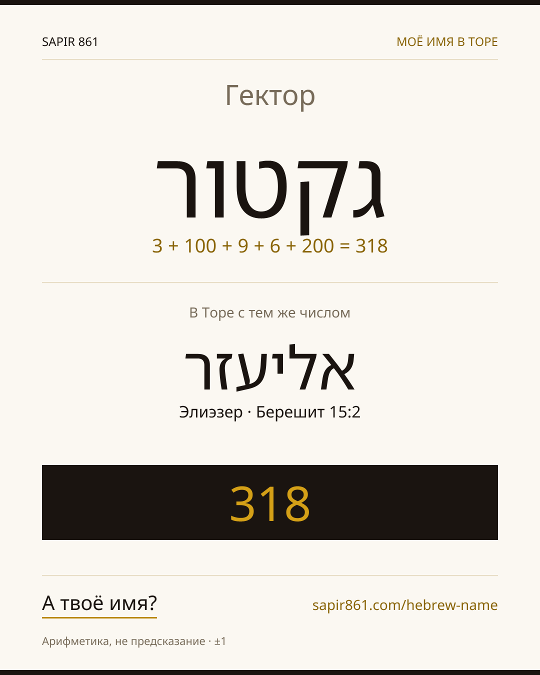 Гектор — גקטור