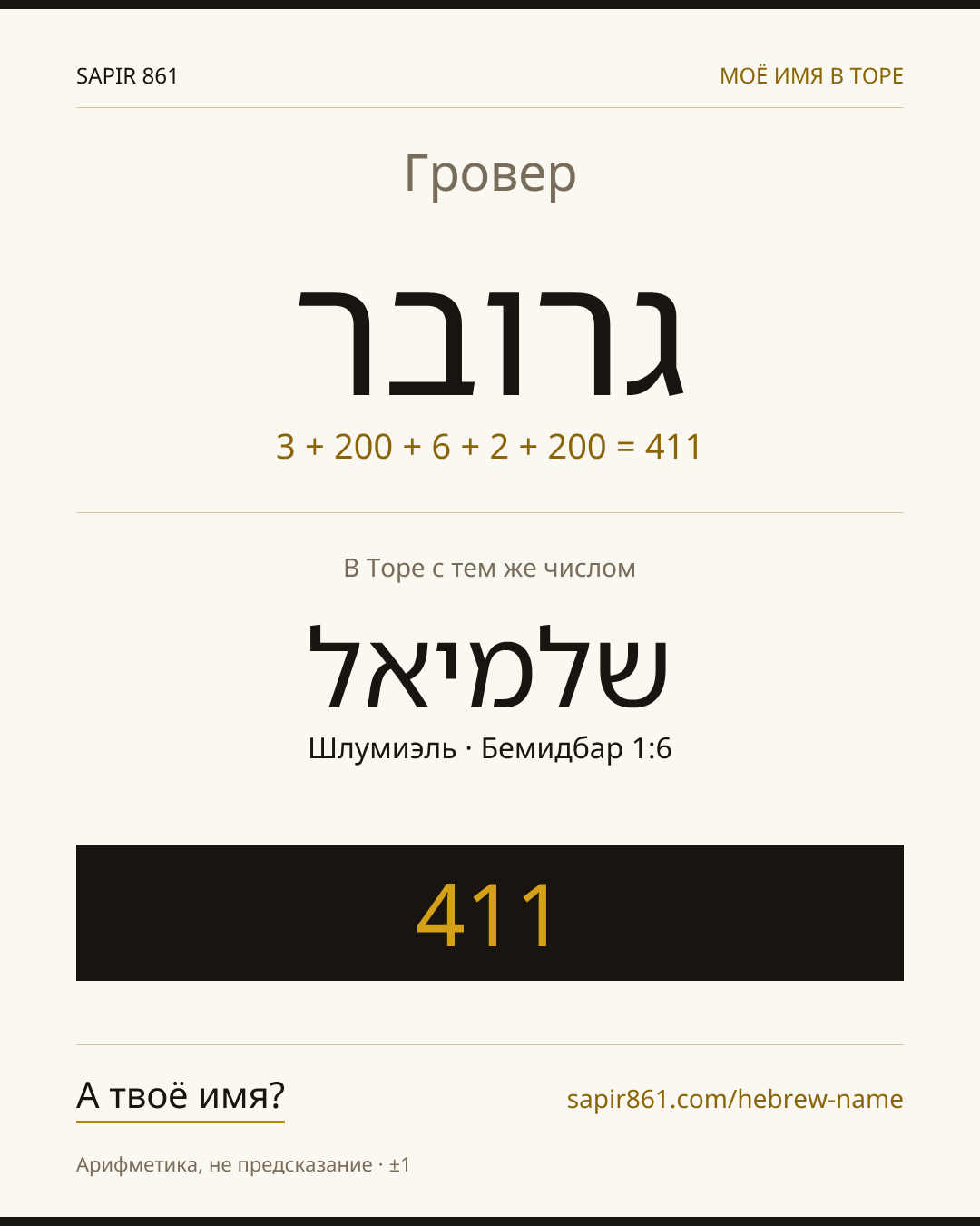 Гровер — גרובר