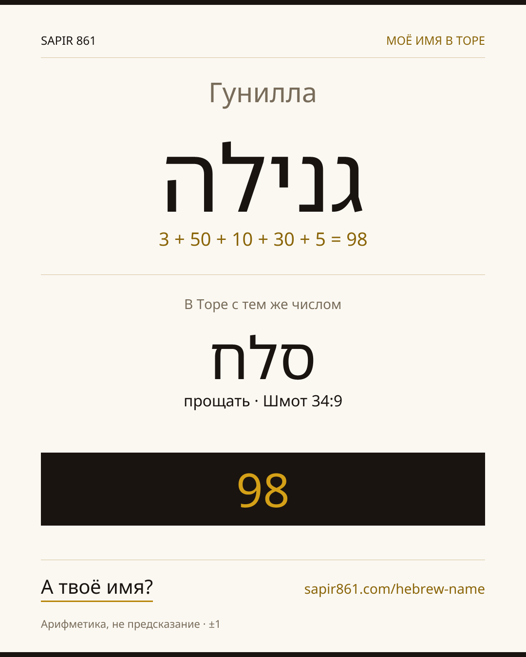 Гунилла — גנילה