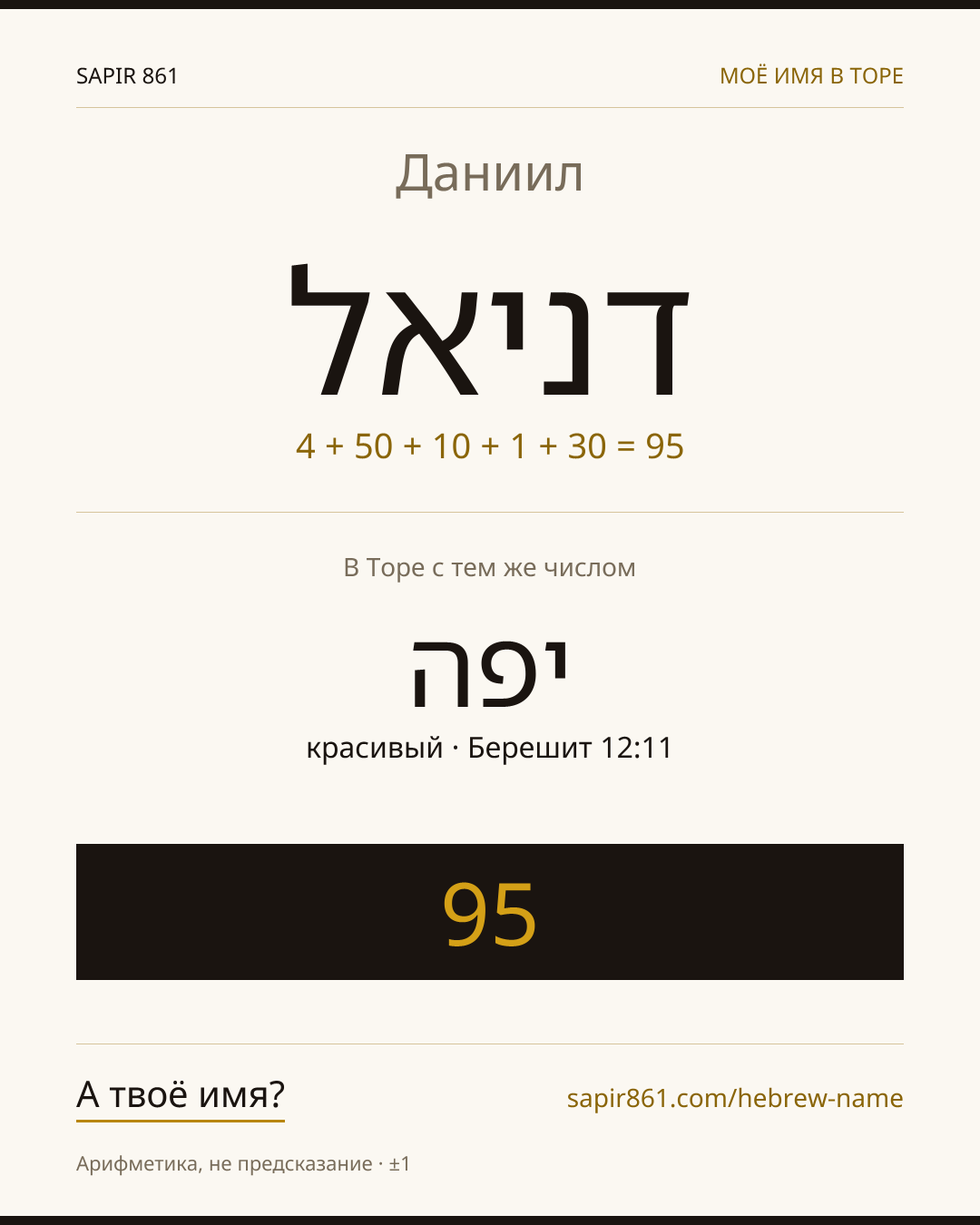 Даниил — דניאל