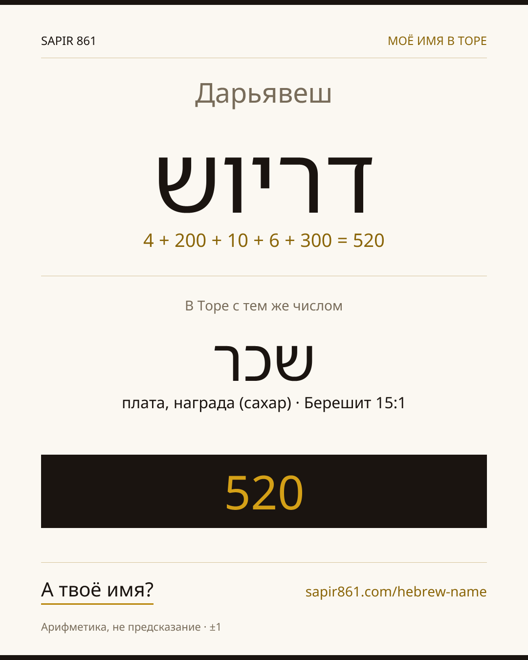 Дарьявеш — דריוש