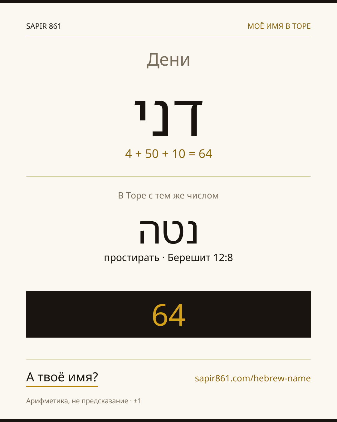 Дени — דני