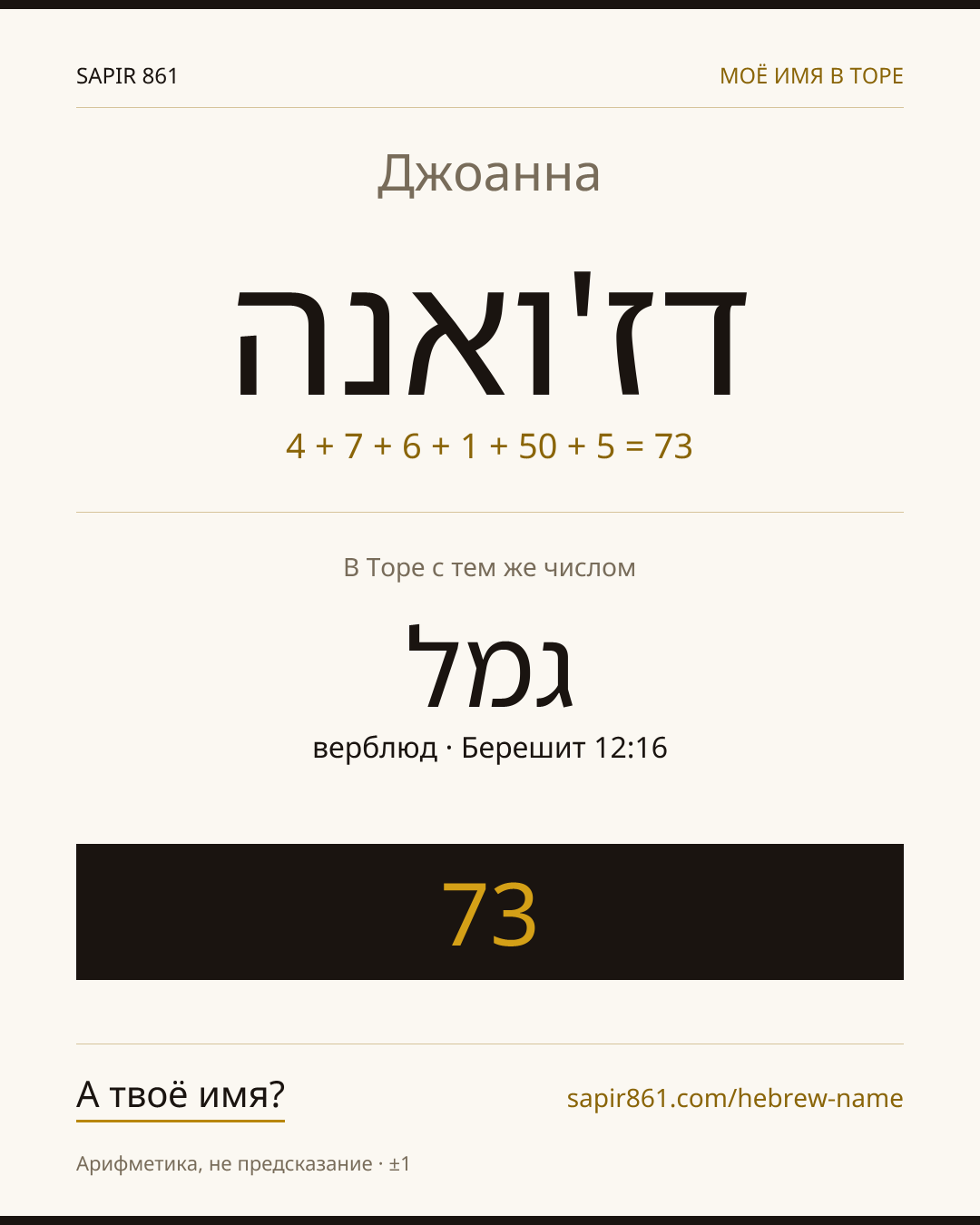 Джоанна — דז'ואנה