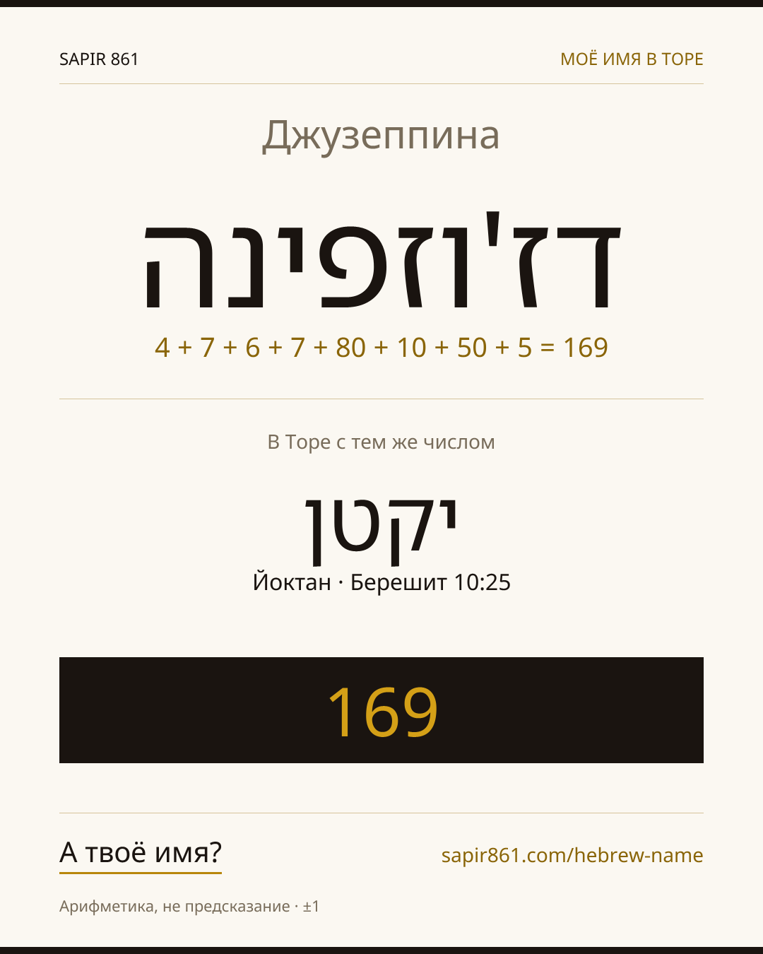 Джузеппина — דז'וזפינה