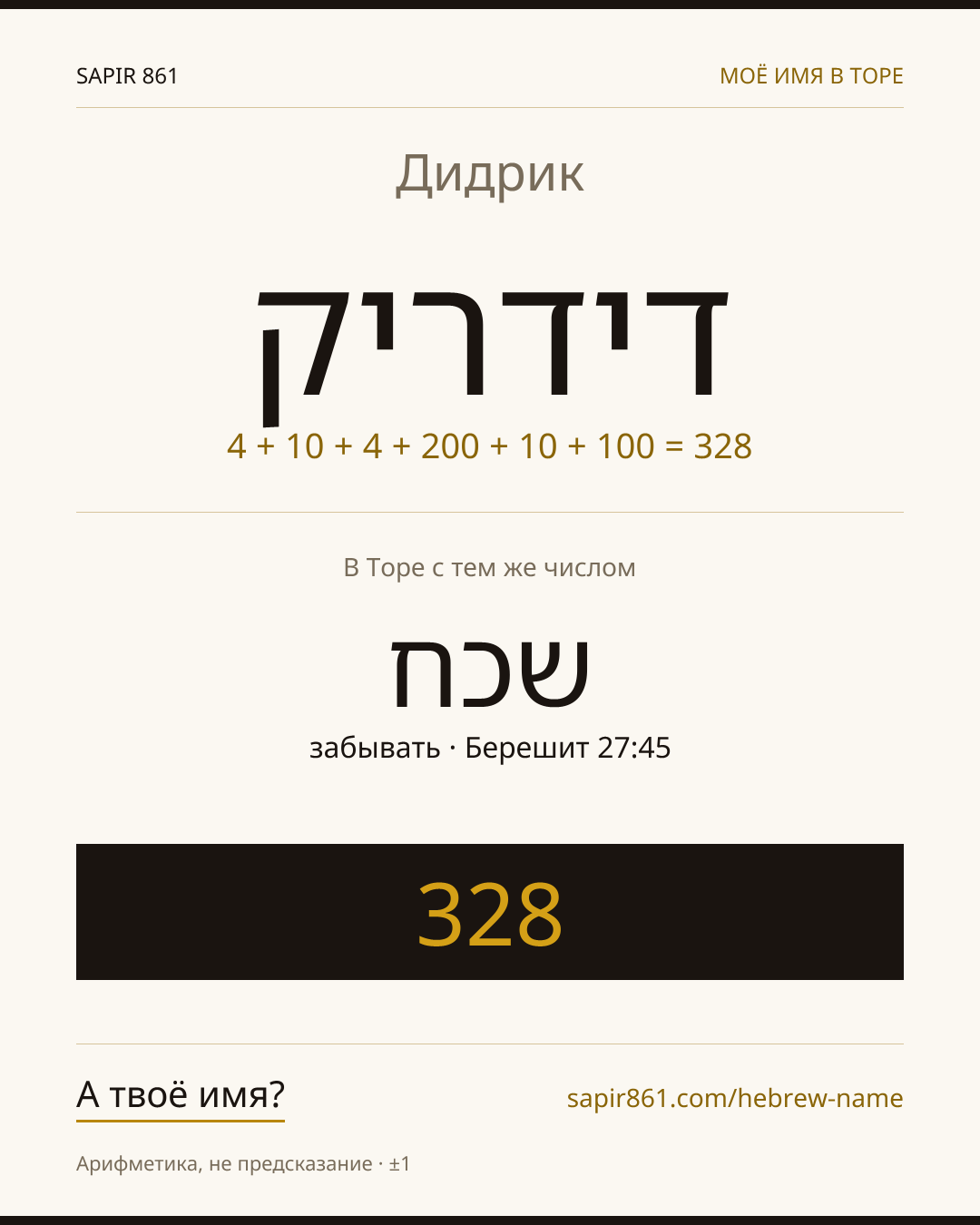 Дидрик — דידריק