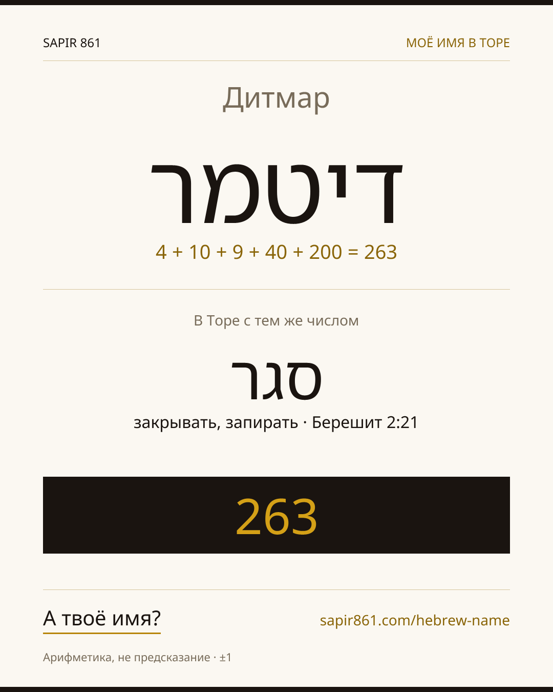 Дитмар — דיטמר
